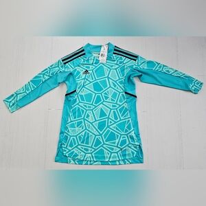 Adidas Women's Condivo 22 Long Sleeve Goalkeeper Jersey Mint Green Size Small